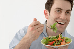 consumul de salată de legume în timpul tratamentului prostatitei